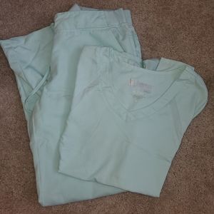 Grey's Anatomy Active Seafoam Mint Scrub Set